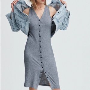 Rag & Bone Midi Tank Dress in Grey